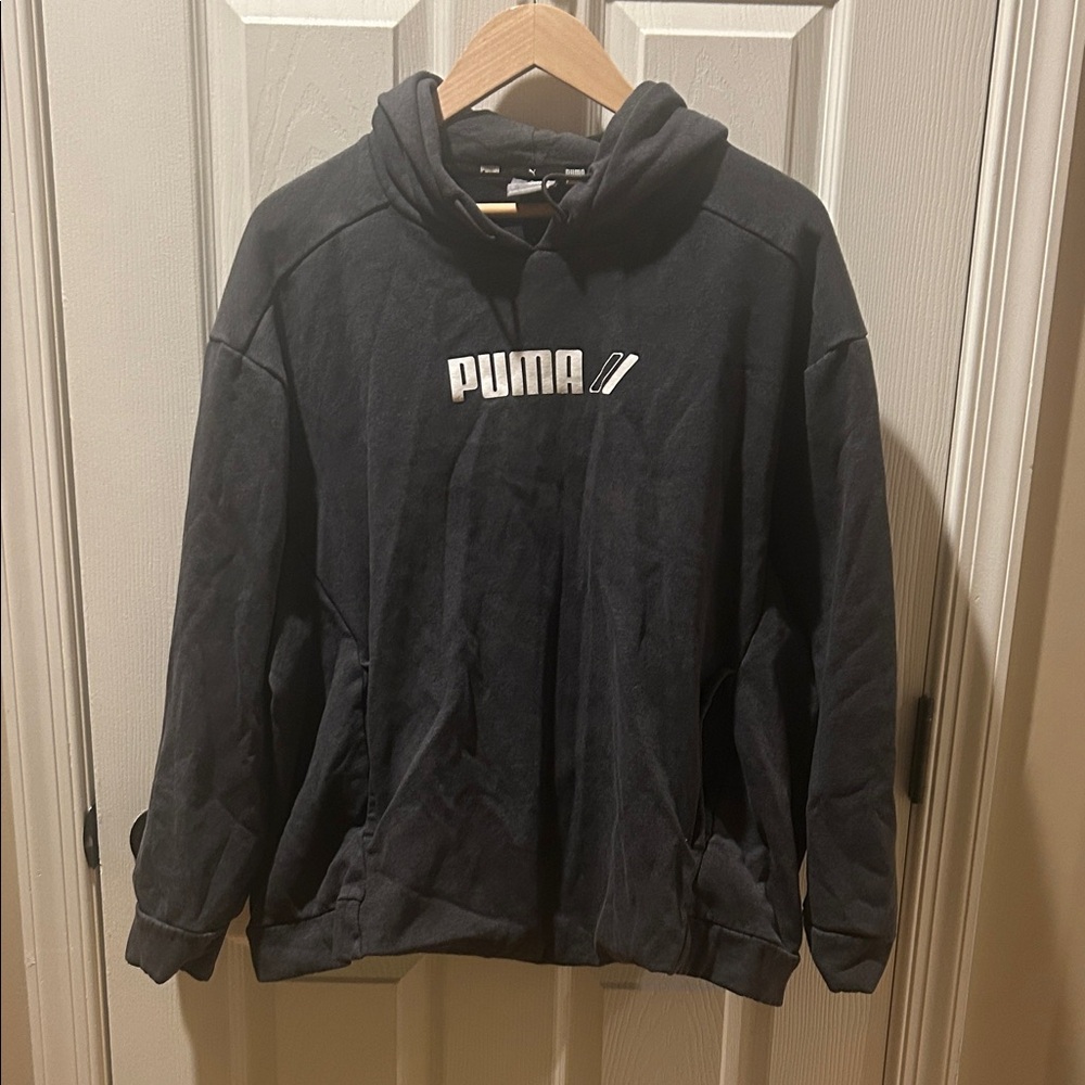 PUMA Men's Gray Hoodie Jacket